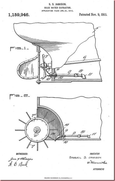 Jamison SS BilgeWater Extractor invention