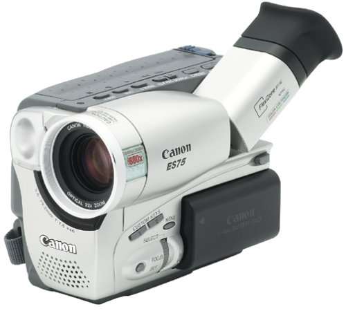 Canon ES75 Hi8 Camcorder with Color Viewfinder