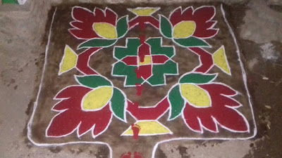 Rangoli Designs for Happy Kali Chaudas / Happy Narak Chaturdashi/ Happy Chhoti Diwali 2016