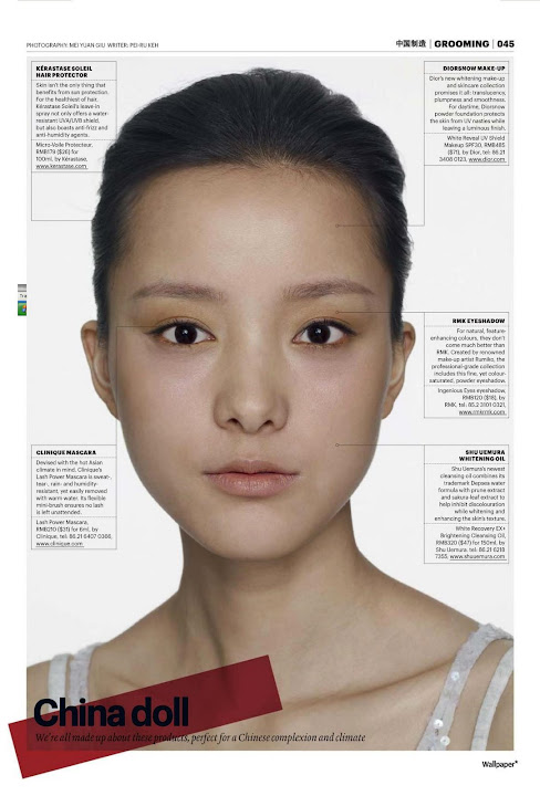 Model Emma Pei IMG Editorial China Doll