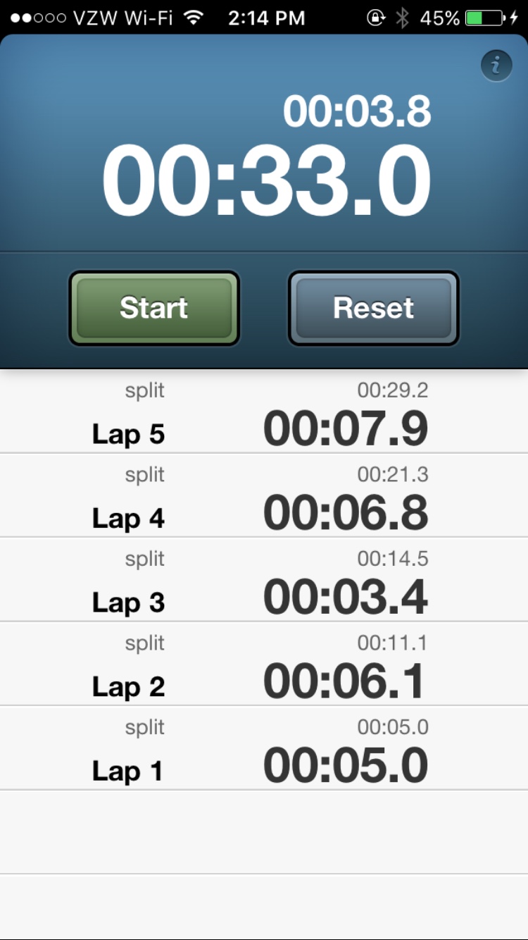 stopwatch app