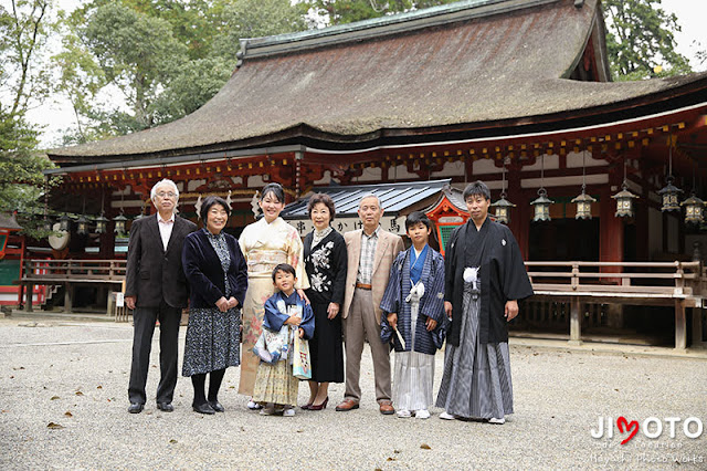 石上神宮の七五三出張撮影