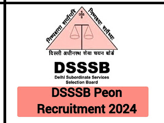 DSSSB 10th Pass Vacancy Recruitment 2024