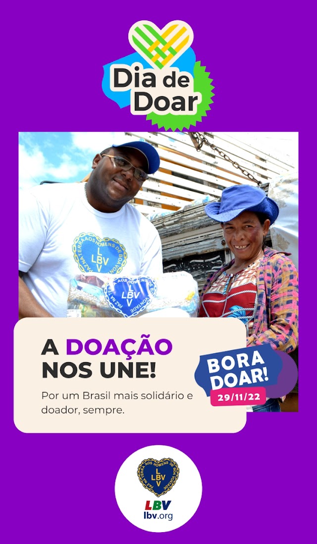 Notinha: Movimento mundial chamado #GivingTuesday (terça-feira de doação)