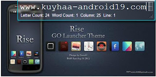 RISE GO LOUNCHER EX  THEME 1.0 FOR ANDROID