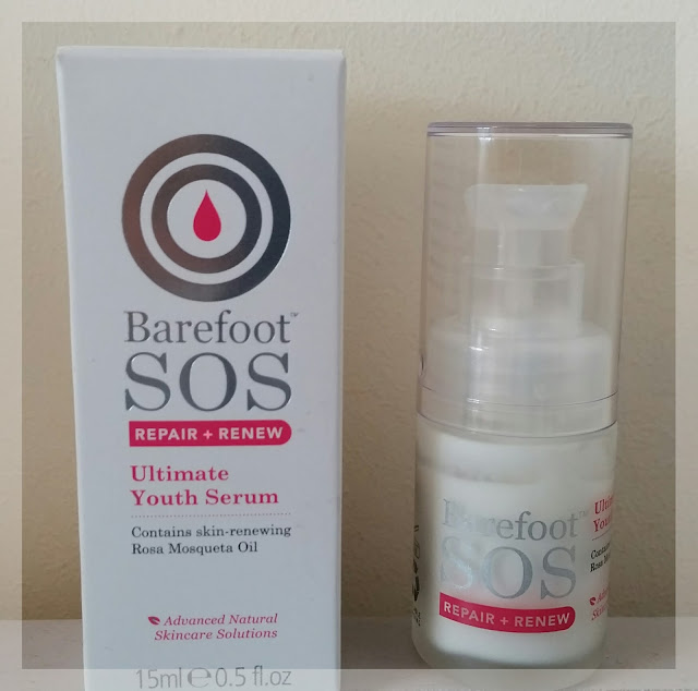 Barefoot SOS Repair + Renew - serum i krem do oczyszczania twarzy z olejkiem różanym