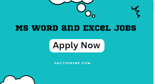 MS Word and Excel jobs - dailyjobsme.com