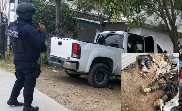 FOTOGALERIA; Sicarios del CDN no pasan el año y son abatidos tras enfrentamiento con estatales en la Pancho Villa de Nuevo Laredo.