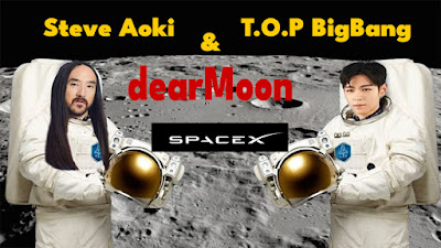 T.O.P Bigbang dan DJ Steve Aoki Resmi jadi astronot SpaceX.