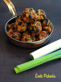 Leek Fritter, Leek Pakoda