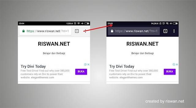 Cara Mengubah Warna Address Bar Situs di Browser Mobile - Riswan.net