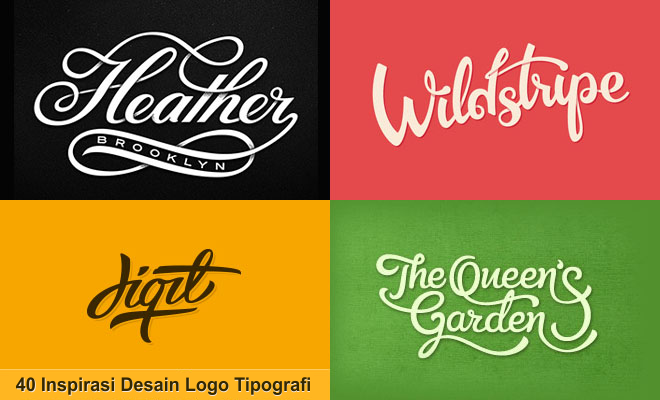 40 Desain Logo Tipografi Sebagai Sumber Inspirasi