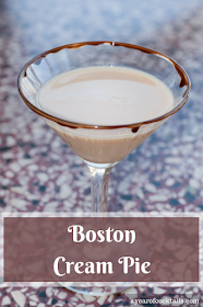 It's blend of vodka, Baileys, Frangelico and Godiva chocolate liqueur is perfect!