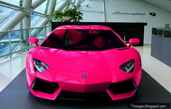 Pink, lamborghini, glarodo, car, vehicle, awesome