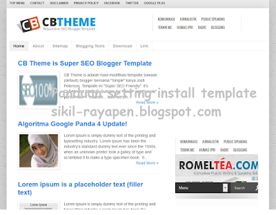 CB Theme - Template Blog SEO Fast Responsive