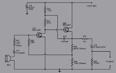 Pre-Amp mic 2 transistor