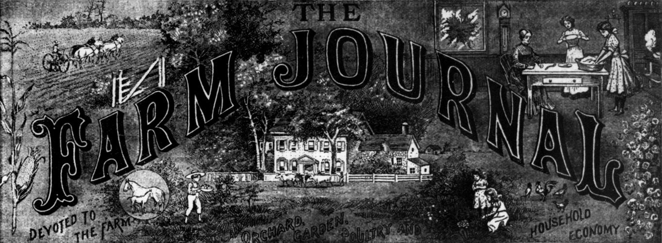 The Farm Journal masthead, October 1904