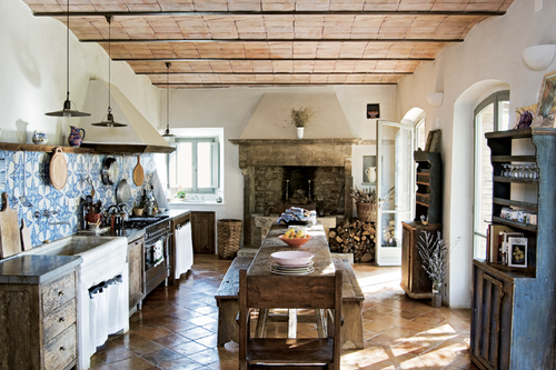 Rustic Kitchen Colors