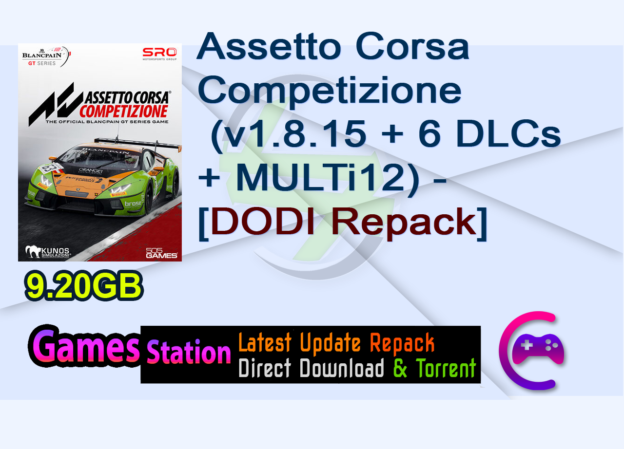 Assetto Corsa Competizione (v1.8.15 + 6 DLCs + MULTi12) – [DODI Repack]