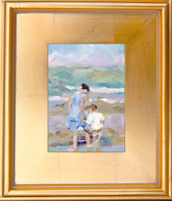 mother-child-beach-painting-merrill-weber