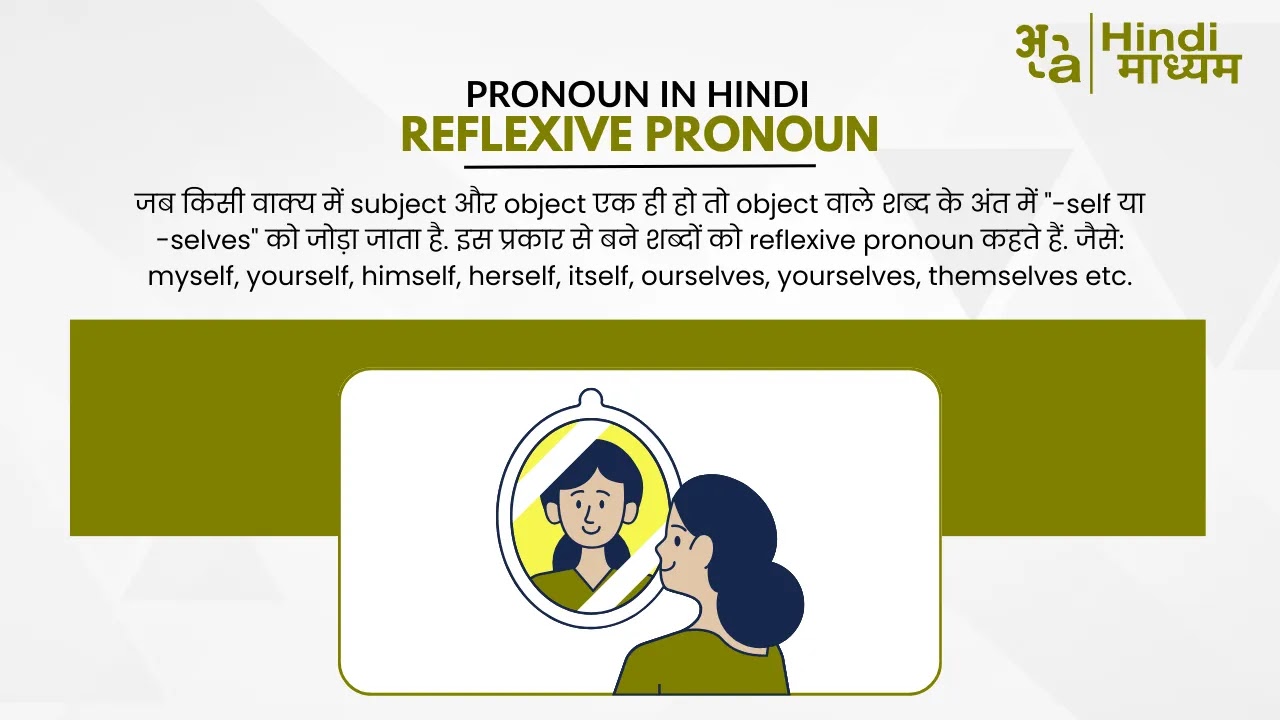 reflexive pronoun in hindi
