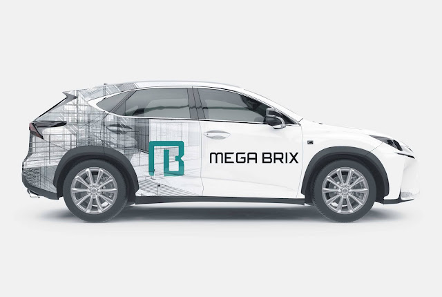 Car Vehicle Graphics Branding Mockup Idea Mega Brix