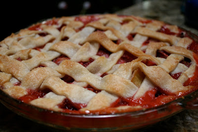 strawberry rhubarb pie