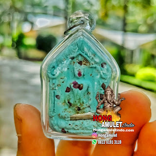 Thailand Amulet Khun Paen Prai Pannika Beautiful Blue Edition Blessing Kruba Wurasak Wat Ban Pa Sa Pa Muang