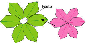 Origami Bunga Poinsettia