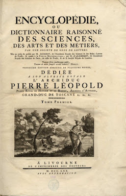 French Encyclopédie, frontespice