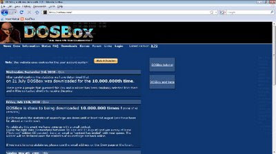 Dosbox homepage