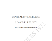Central Civil Services (Leave) Rule, 1972 