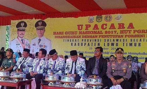 PGRI Kab.Kep. Selayar, 5 Besar,  Porseni PGRI Sulsel 2017