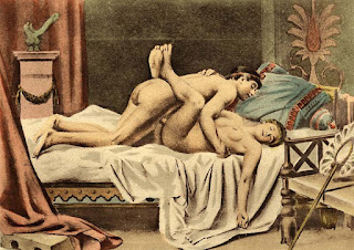 Édouard-Henri Avril tarafından resmedilen misyoner pozisyonunda seksüel penetrasyon