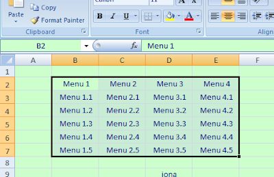 Buat Tabel Di Excel