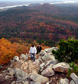 Fall at Pinnacle Mountain State Park, East Summit Trail, Little Rock, Arkansas. Photo by Johnnie Chamberlin