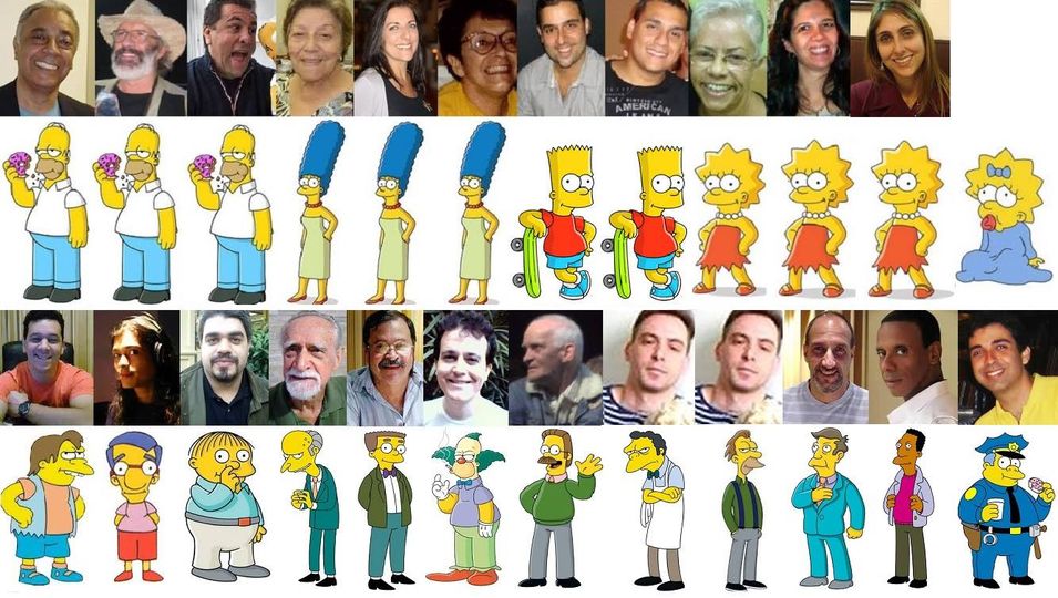 Dubladores de Os Simpsons Mundo da Dublagem Elenco de Dublagem Homer Marge Maggie Lisa Bart Abe