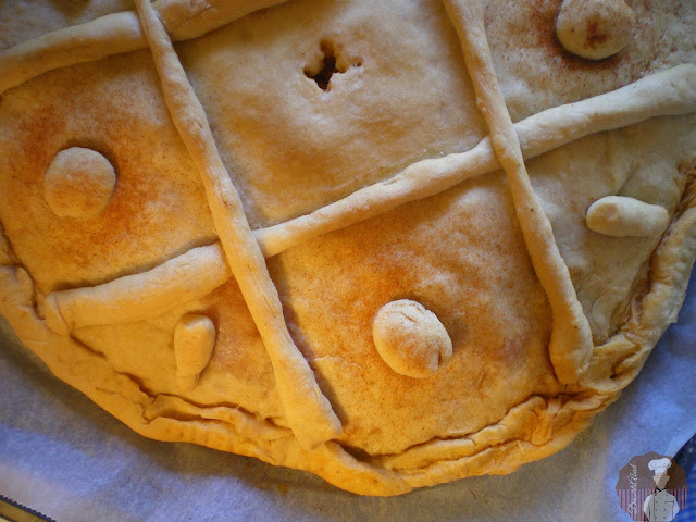 Empanada gallega de carne y pimientos