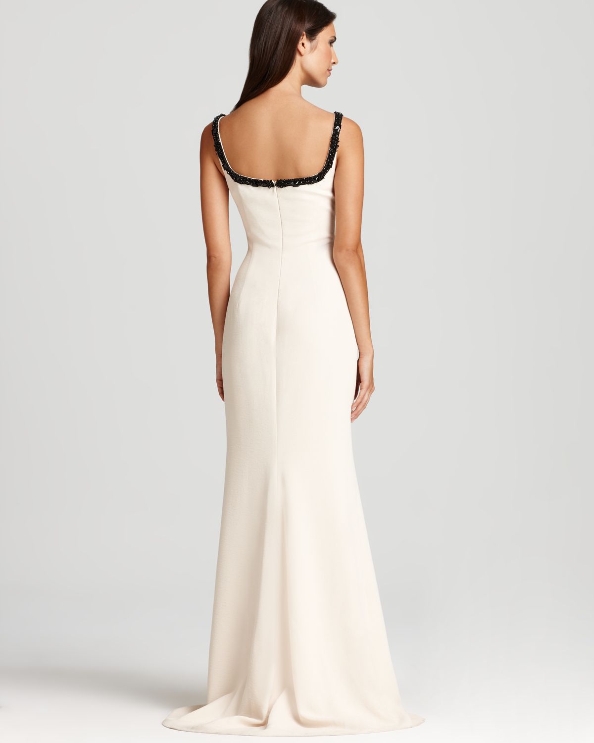 ... All Day Long: Teresa Moore in evening dresses for Bloomingdales