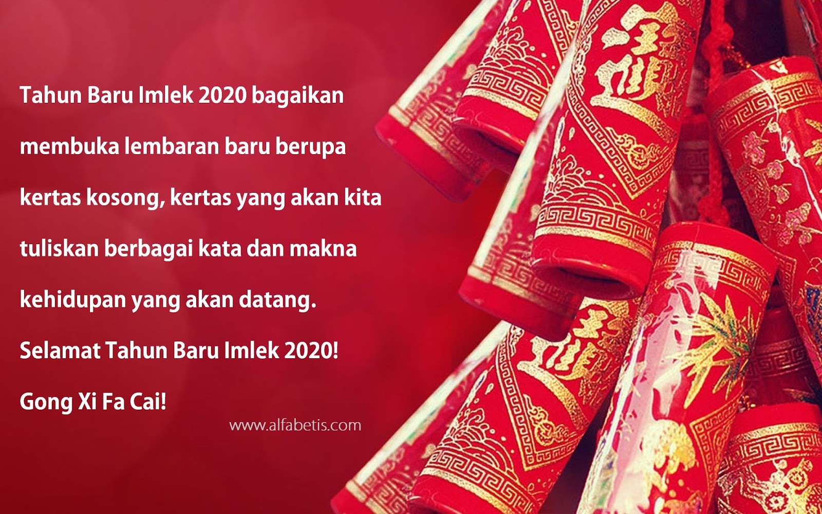 Download Gambar Kartu Ucapan Imlek 2571 Tahun Baru Cina 2020 Alfabetis
