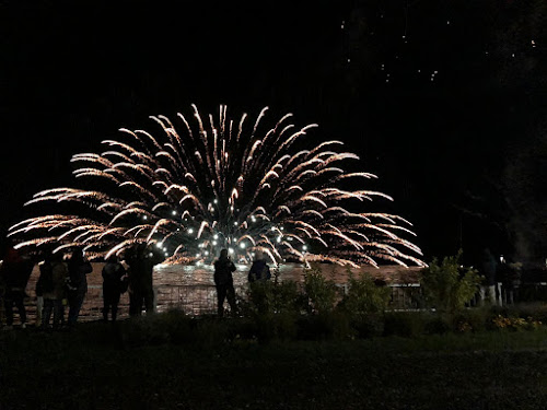 Toyako Onsen Winter Festival - lake side firework show seen from The Lake View Toya Nonokaze Resort