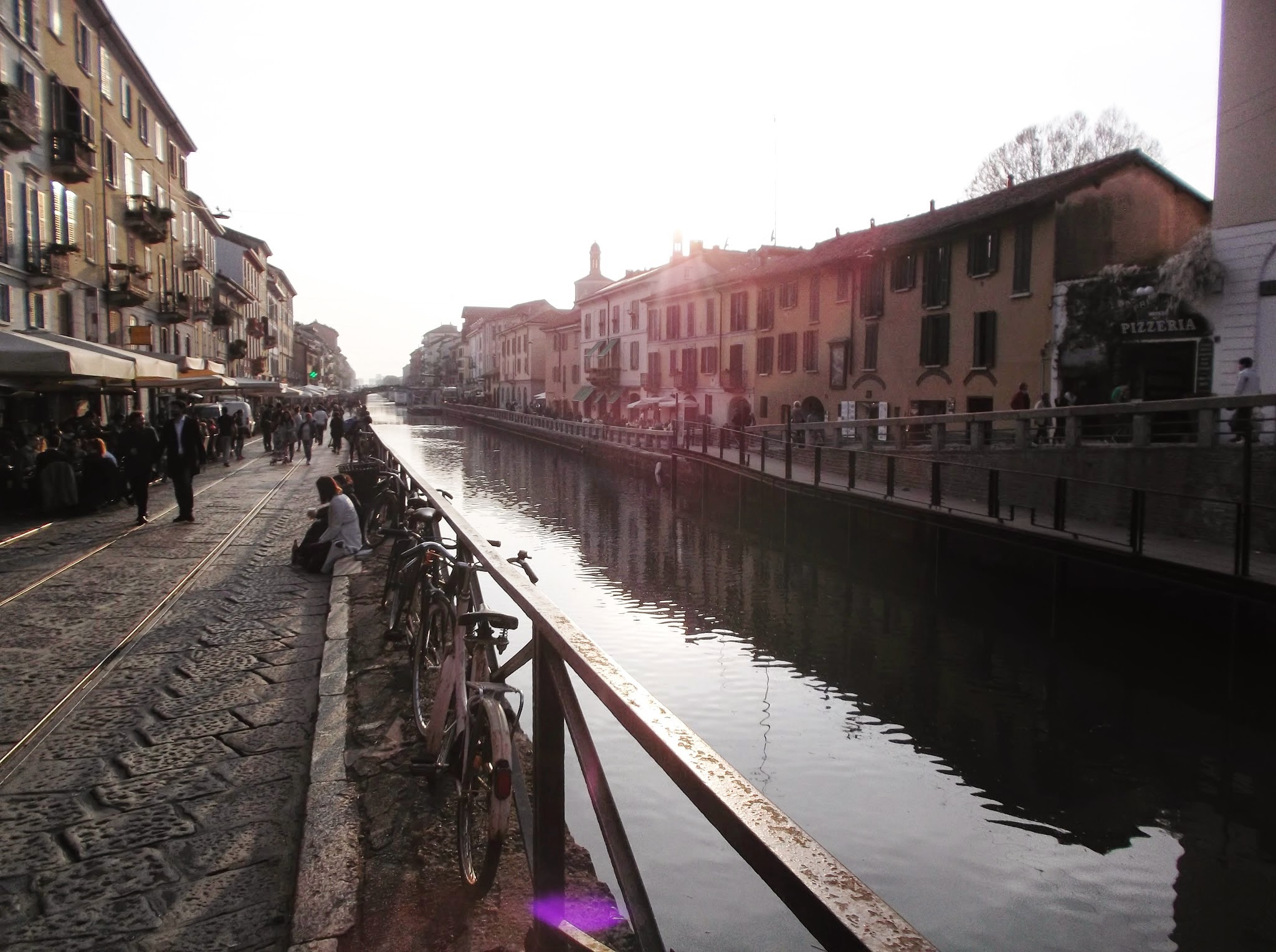 restaurants alongside a canal