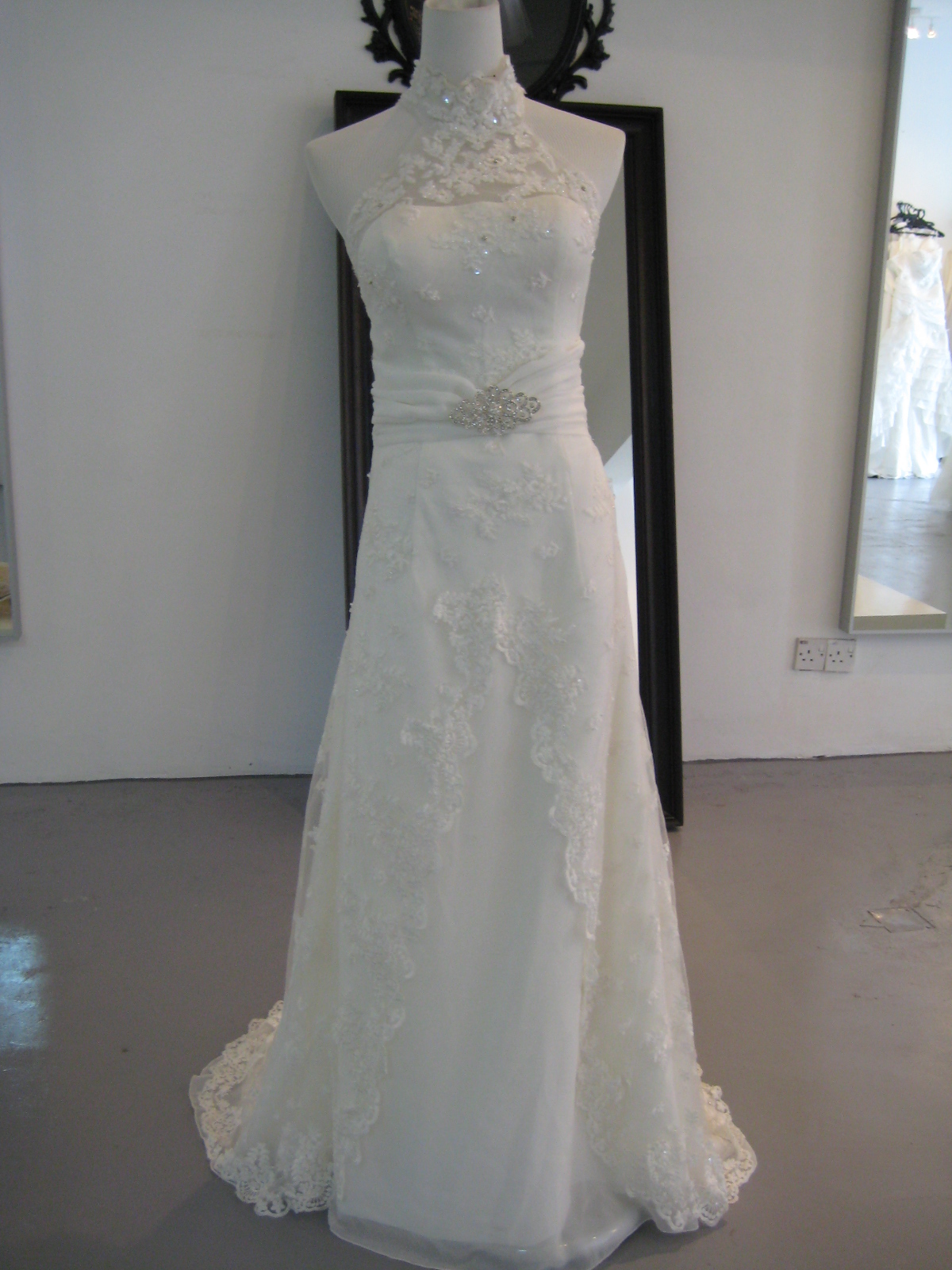 strapless lace ball gown wedding dresses MY BRIDAL GOWN