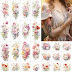 Flower Temporary Tattoo Sleeve Sheets