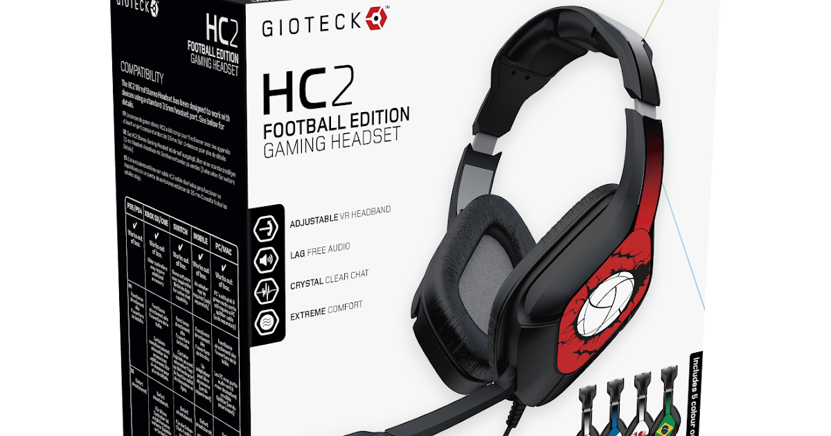 GIOTECK HC2 Football Edition Gaming Headset 🎧 @GioteckArmy | Games Freezer  | Retrogaming, Indie Games and Games Culture