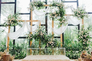 pelamin garden wedding 2021