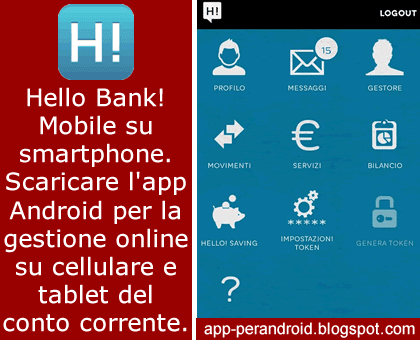 hello bank su smartphone