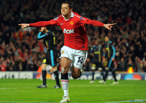 Javier Hernandez , Manchester United - Olympique Marseille