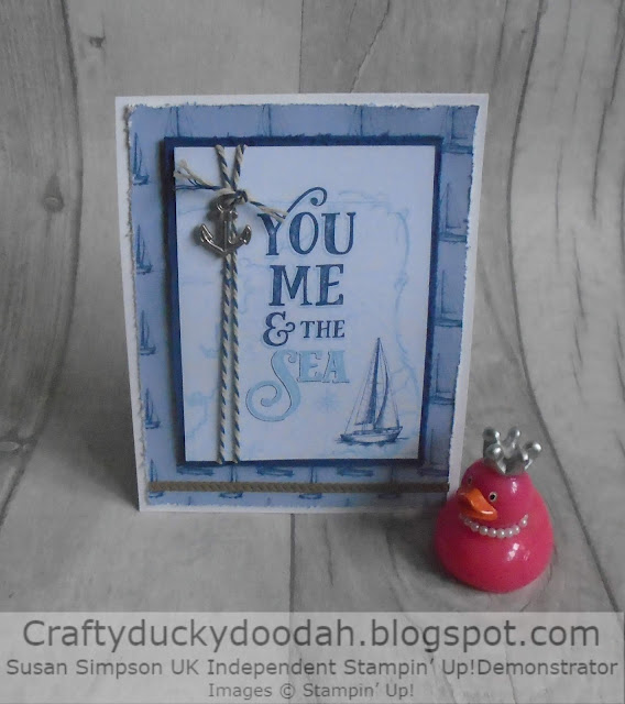 Craftyduckydah!, Sailing Home, Stampin' Up! UK Independent  Demonstrator Susan Simpson, Supplies available 24/7 from my online store, Twisted pop Card,