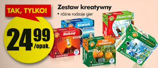 Zestaw kreatywny z Biedronki ulotka